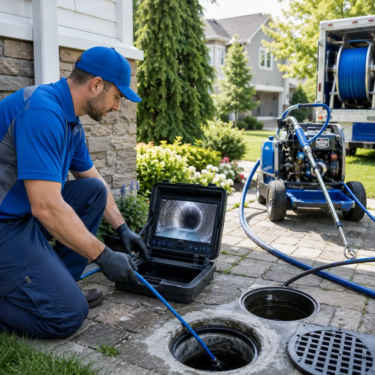 Outdoor drain cleaning professionals serving Chimney Rock, NC